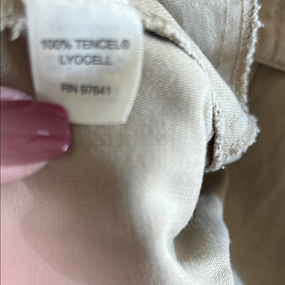 JJill Casual Tan Cropped Pants - Picture 6 of 7